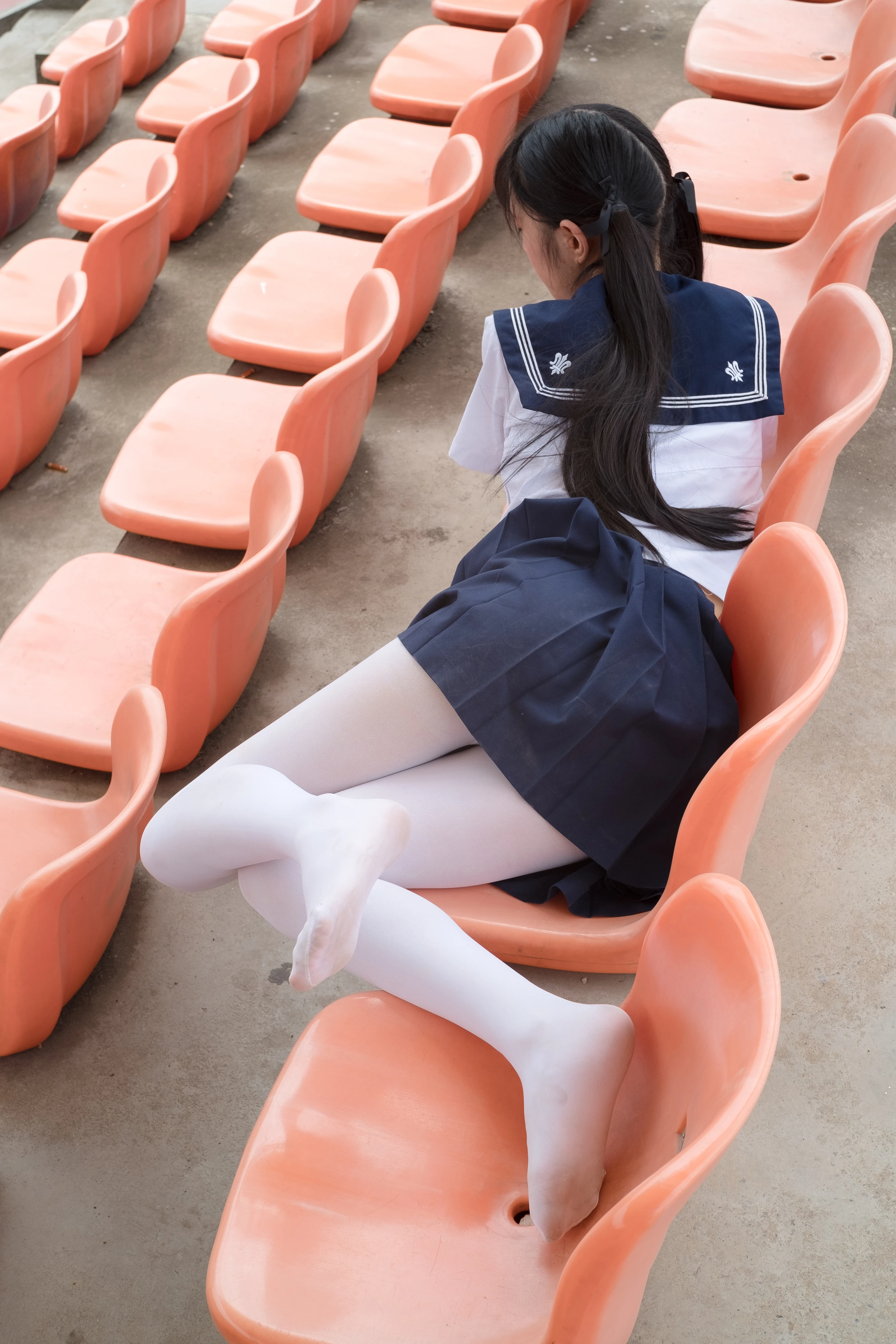 森萝财团 [BETA-004] 高中女生JK白丝外拍 [113P]插图3